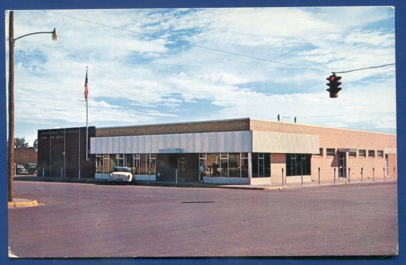 US Post Office Hobbs New Mexico nm chrome postcard