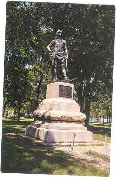 Chief Oshkosh Statue Oshkosh Wisconsin WI