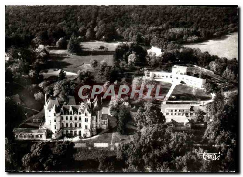 Postcard Modern Vouneuil sous Biard Vienna aerial view of Chateau de Boivre R...