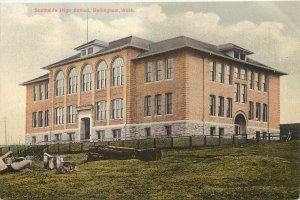 Wheelock Postcard Southside High School Bellingham WA Whatcom County