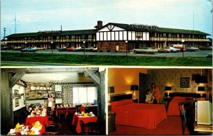 Vtg St Catharines Ontario Canada The Highwayman Motor Inn Motel Postcard