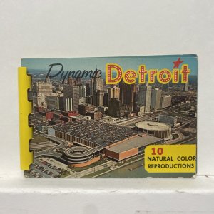 Dynamic Detroit Michigan Mini Postcard Booklet - 10 Photos