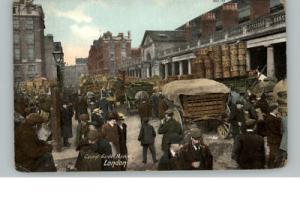 London Convent Garden Market c1910 Postcard