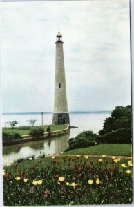 postcard Ohio - Lighthouse at Grand Lake Route 29 between Celina and St. Mary's