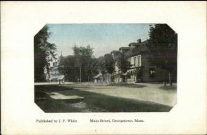 Georgetown MA Main St. c1910 Postcard