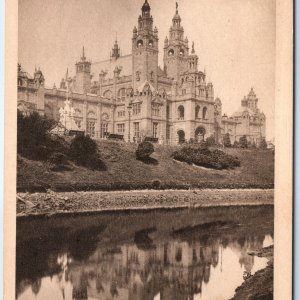 c1900s Glasgow, Scotland Fine Art Galleries Historical Building Reflection A343