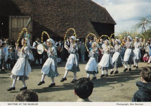 Maypole Dancing At Harrow Museum Middlesex Postcard