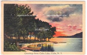 Greetings from Cuba Lake, Cuba NY