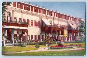 Cairo Egypt Postcard Gezireh Palace Hotel c1910 Unposted Oilette Tuck Art