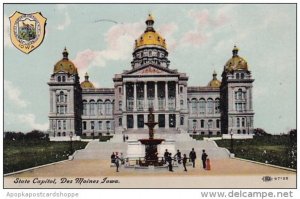 Iowa Des Moines State Capitol 1911