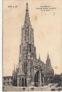 BF17570 ulm a d das munster hochste kirche  germany  front/back image