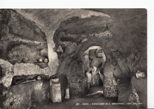 Italy Postcard - Roma - Catacombe Di S.Sebastiano - Una Galleria  A5640