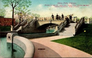 Illinois Chicago Scene In Union Park 1910