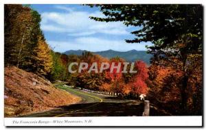 Postcard The Old Franconia Range In Autumn white Mountains NH