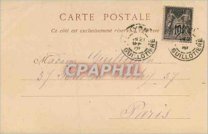 Old Postcard Lyon the large theater (1900 card)