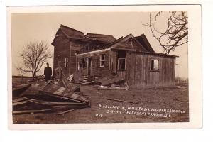 Real Photo of Collapsed Dwelling Powder Explosion, Pleasant Prairie Wisconsin