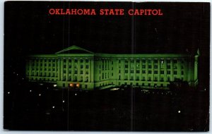 M-107475 Night View of the Oklahoma State Capitol Oklahoma City USA