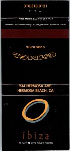Vintage Matchbook Cover Ibiza Hermosa Beach, California Camel Cigarettes MB176