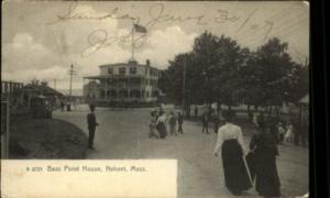 NAHANT MA Bass Point House c1910 Postcard