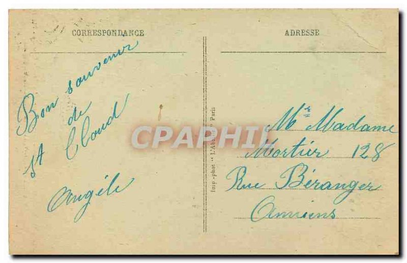 Postcard Old Saint Cloud Large Water Park Great Cascade Designs