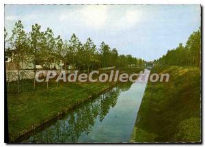 Postcard Modern Aulnay Canal