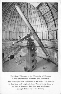 The great telescope of the University of Chicago Space Unused 