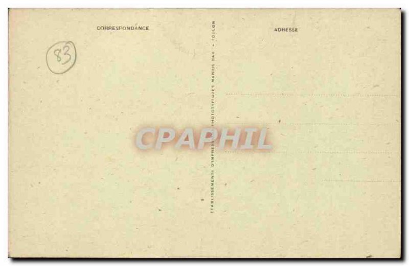 Sablettes les Bains Old Postcard Beach