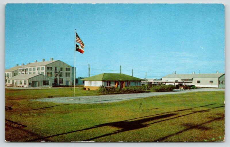 Beaumont Texas~Texas Gulf Sulfur Company Buildings~Offices~1950s Cars~Postcard 