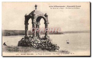 Postcard Old Saint Suliac The virgin The Virgin Grinfollet In Grinafollet