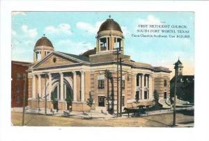 LP181 Fort Worth Texas Postcard 1st Methodist Church