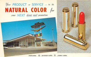 Hi-Fi Color Postcard Business Advertising Chevrolet Cars Lipstick PC AA70806