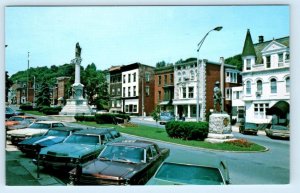 POTTSVILLE, Pennsylvania PA ~ Street Scene GARFIELD SQUARE c1970s  Postcard