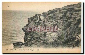 Old Postcard Pornic The Rock of the Virgin