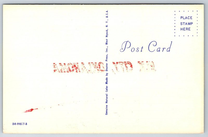 Banner Elk City Oklahoma~How~Native Americans W/ Tepees & Drums~Vintage Postcard