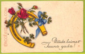 ae9663 - Postcards VINTAGE POSTCARD - LITHUANIA - Happy New Year-