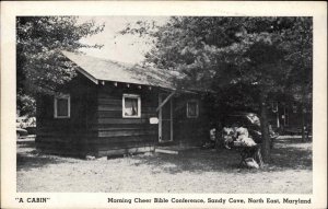 North East Maryland MD Church Camping 1950s-60s Postcard