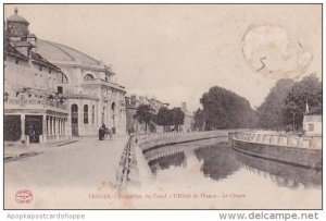 France Troyes Perspective du Canal L'Hotel de France Le Cirque