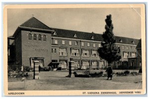 c1940's St. Liduina Hospital Arnhemseweg Apeldoorn Netherlands Postcard