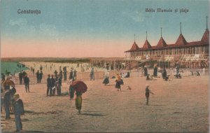 Postcard Băile Mamaia și Plaja Constanta România