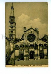 494600 Italy MODENA Facade of Cathedral and Ghirlandina Tower Vintage postcard