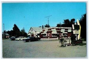 c1960 Sunset Restaurant Beautiful Adirondacks Tupper Lake New York NY Postcard