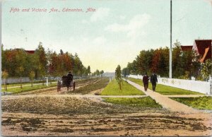 Fifth and Victoria Avenue Edmonton Alberta AB #1892 Stedman Bros Postcard H10