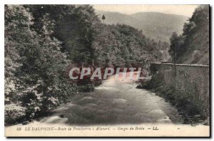 Old Postcard The Dauphine Road has Pontcharra Allevard Gorges Breda