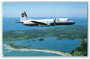 The Nihon YS-11 Six Types Aircraft PBA Airplane Florida Massachusetts Postcard