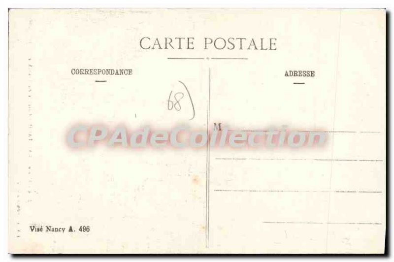 Old Postcard Haute Alsace Ranspach waterfall Bruscher