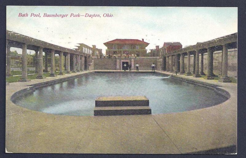 Baumberger Park Bath Pool Dayton OH used 1909
