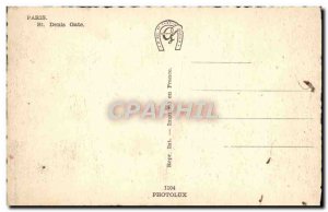 Old Postcard The Paris Porte Saint Denis