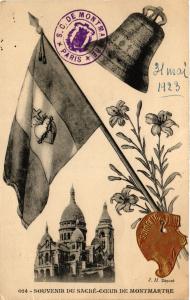 CPA Souvenir de Paris 18e - Sacré Coeur, Montmartre (301673)