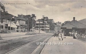 Railroad Station - Callicoon, New York NY Postcard