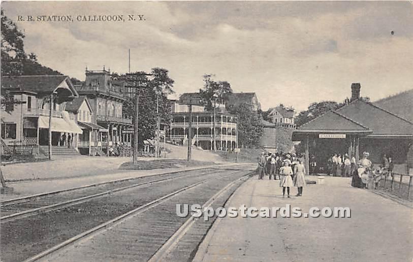 Railroad Station Callicoon, New York NY Topics Transportation